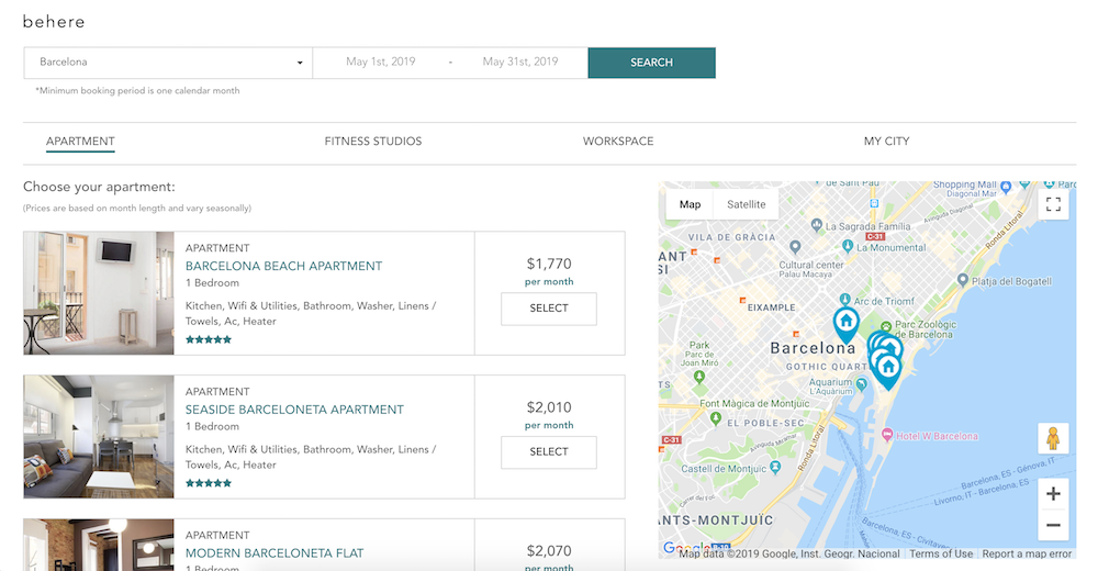 booking process